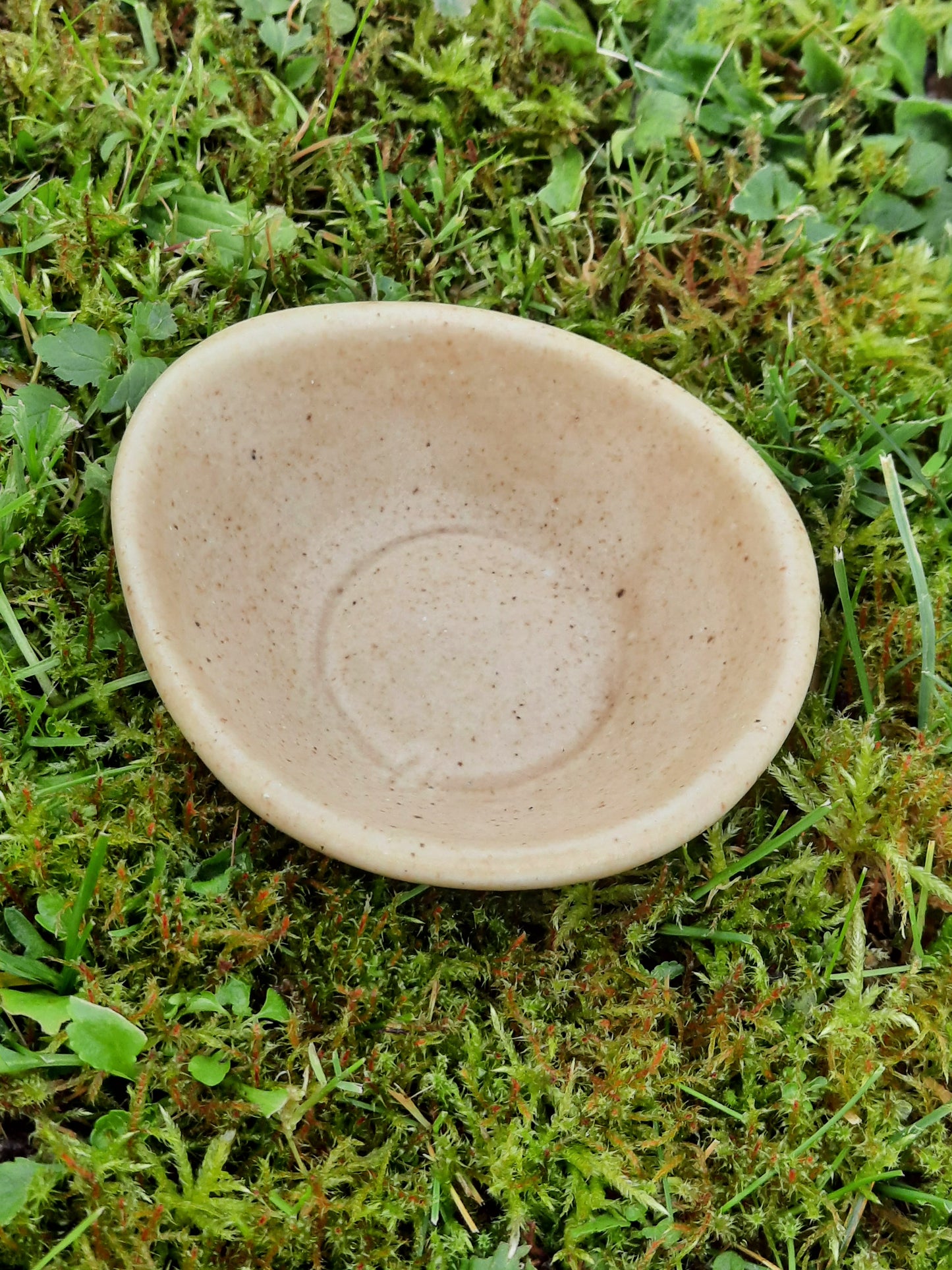 Räucherschale sandfarben