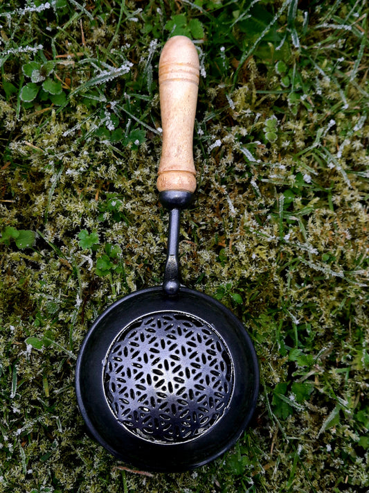 Räucherpfanne Blume des Lebens