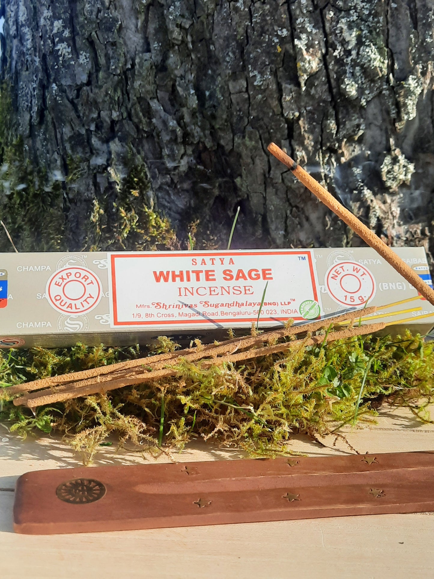 Räucherstäbchen weißer Salbei