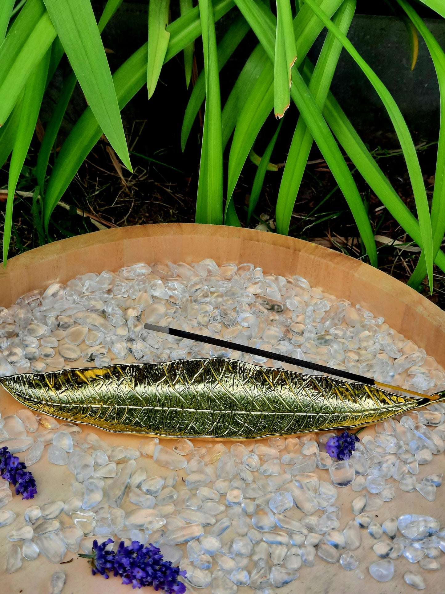 Räucherstäbchenhalter Blatt