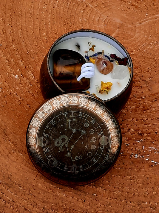 Sternzeichenkerze Löwe