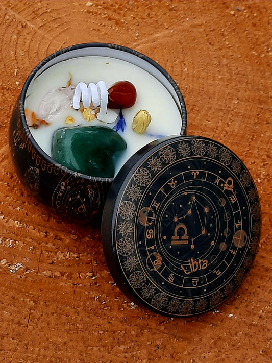 Sternzeichenkerze Waage