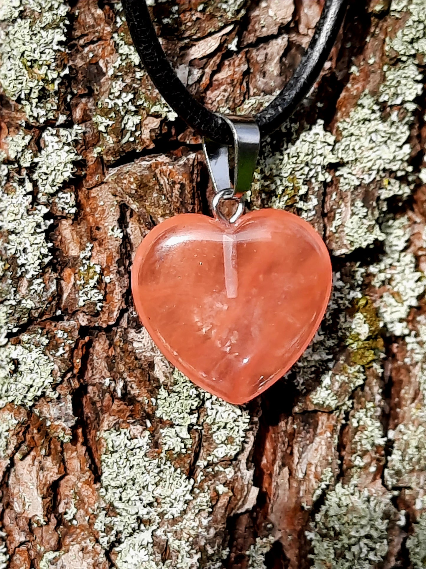 Einzelstück - Cherryquarz Herz