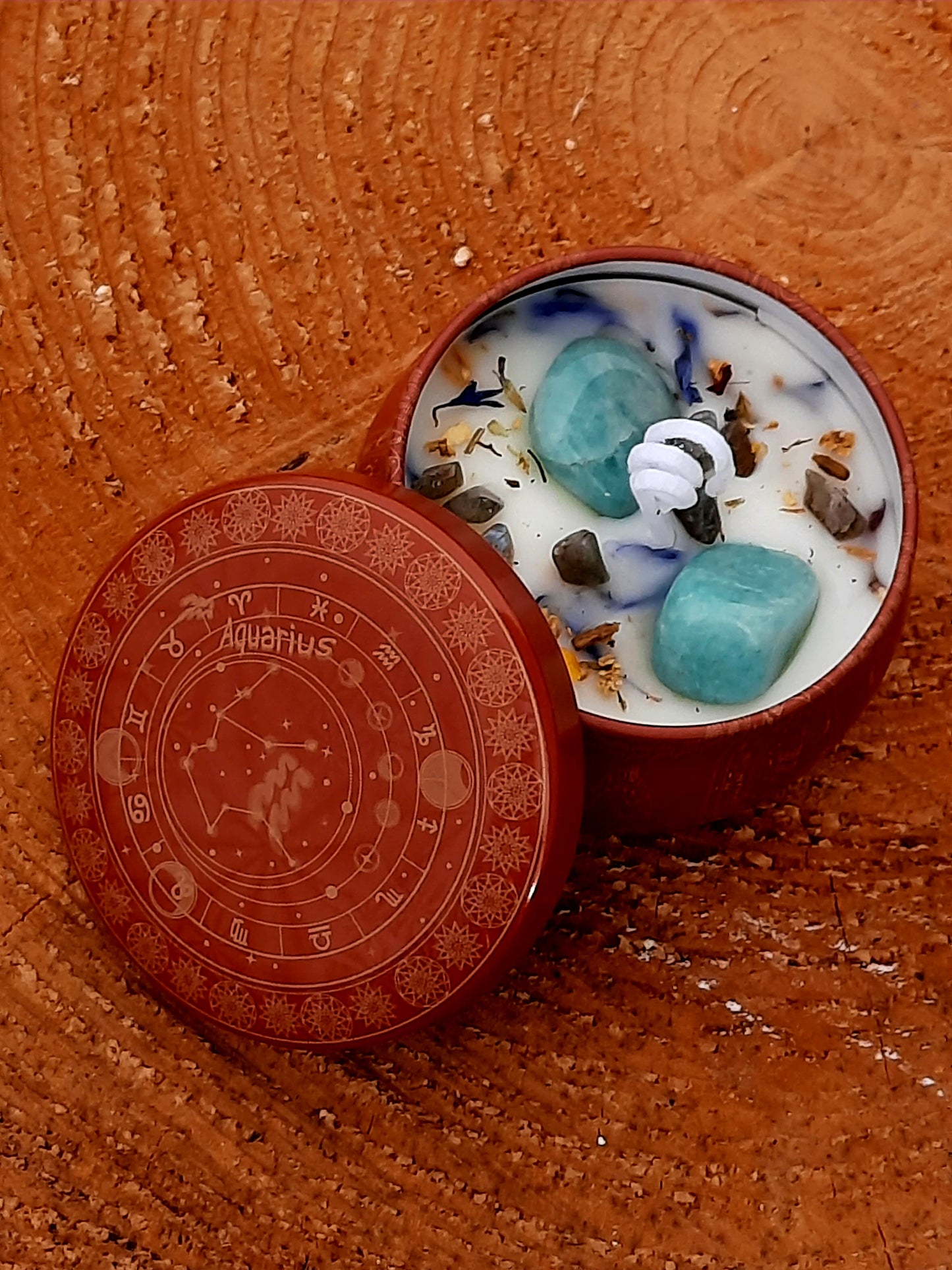 Sternzeichenkerze Wassermann