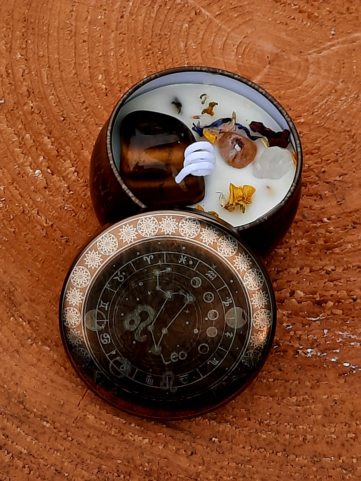 Sternzeichenkerze Löwe